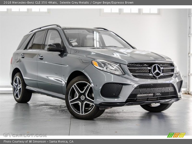 Selenite Grey Metallic / Ginger Beige/Espresso Brown 2018 Mercedes-Benz GLE 350 4Matic