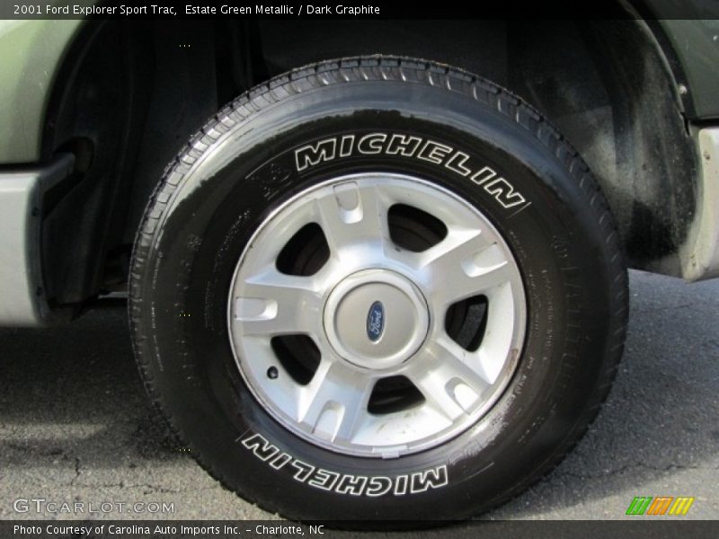 Estate Green Metallic / Dark Graphite 2001 Ford Explorer Sport Trac