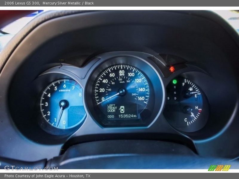 Mercury Silver Metallic / Black 2006 Lexus GS 300