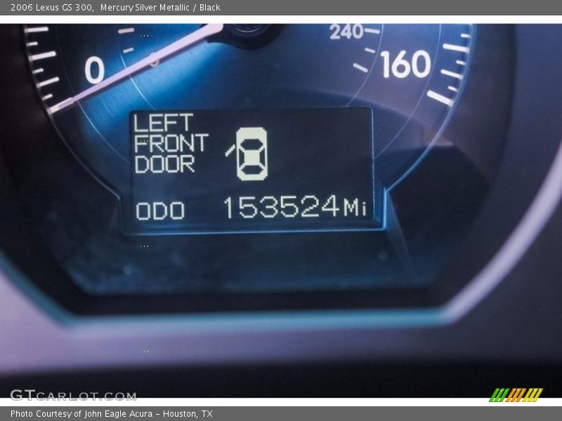 Mercury Silver Metallic / Black 2006 Lexus GS 300