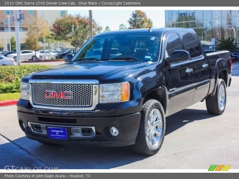 Onyx Black / Cocoa/Light Cashmere 2013 GMC Sierra 1500 Denali Crew Cab