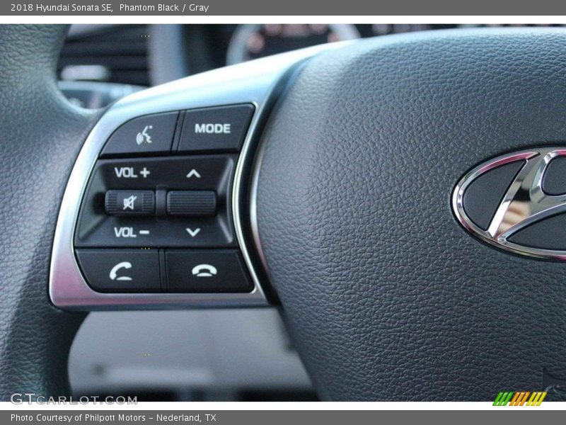Phantom Black / Gray 2018 Hyundai Sonata SE