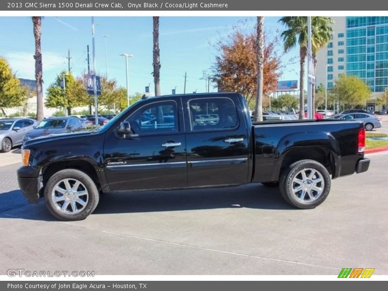 Onyx Black / Cocoa/Light Cashmere 2013 GMC Sierra 1500 Denali Crew Cab