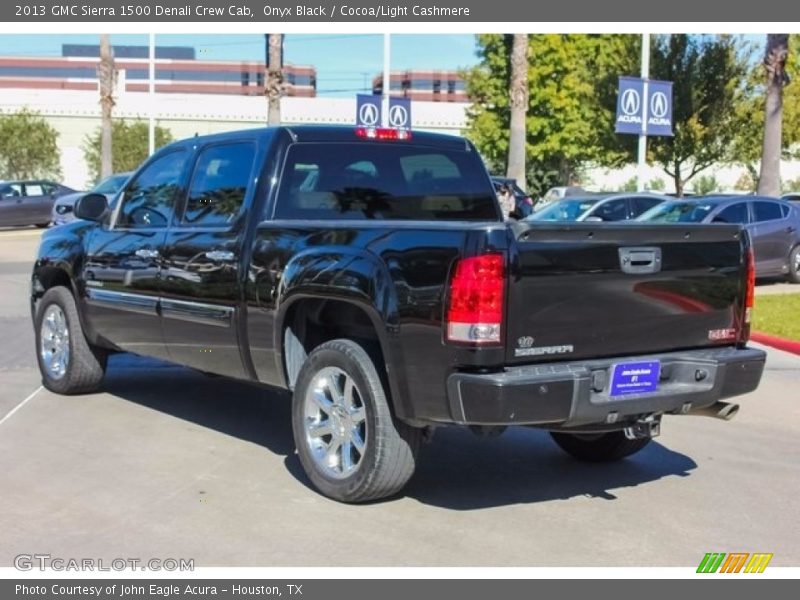Onyx Black / Cocoa/Light Cashmere 2013 GMC Sierra 1500 Denali Crew Cab