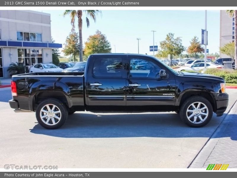 Onyx Black / Cocoa/Light Cashmere 2013 GMC Sierra 1500 Denali Crew Cab
