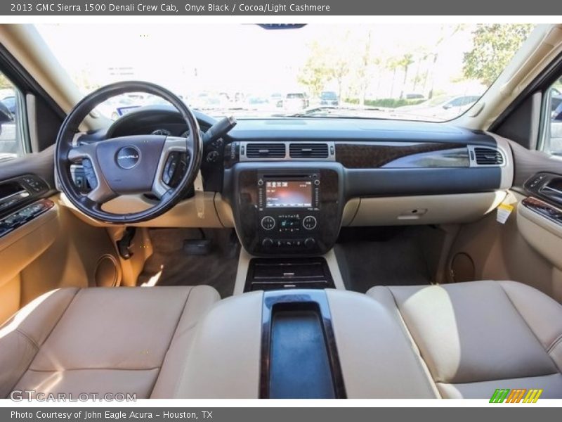 Onyx Black / Cocoa/Light Cashmere 2013 GMC Sierra 1500 Denali Crew Cab