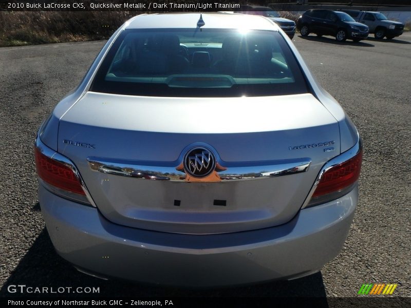 Quicksilver Metallic / Dark Titanium/Light Titanium 2010 Buick LaCrosse CXS