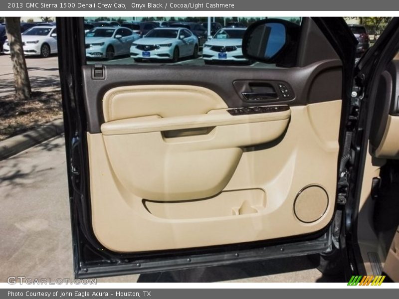 Onyx Black / Cocoa/Light Cashmere 2013 GMC Sierra 1500 Denali Crew Cab