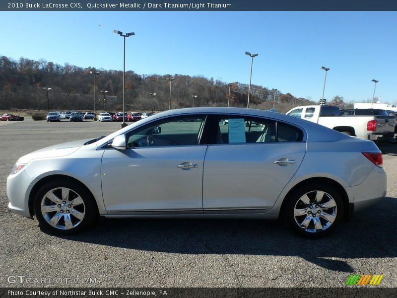 Quicksilver Metallic / Dark Titanium/Light Titanium 2010 Buick LaCrosse CXS