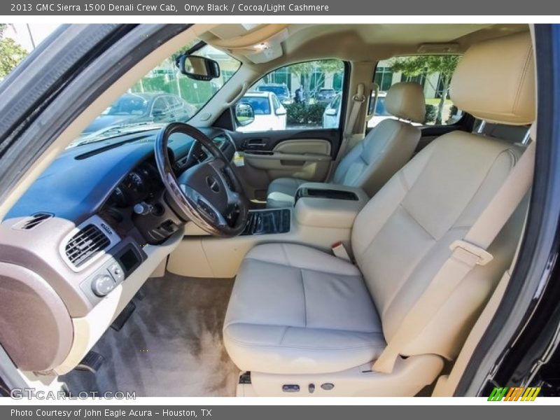 Onyx Black / Cocoa/Light Cashmere 2013 GMC Sierra 1500 Denali Crew Cab