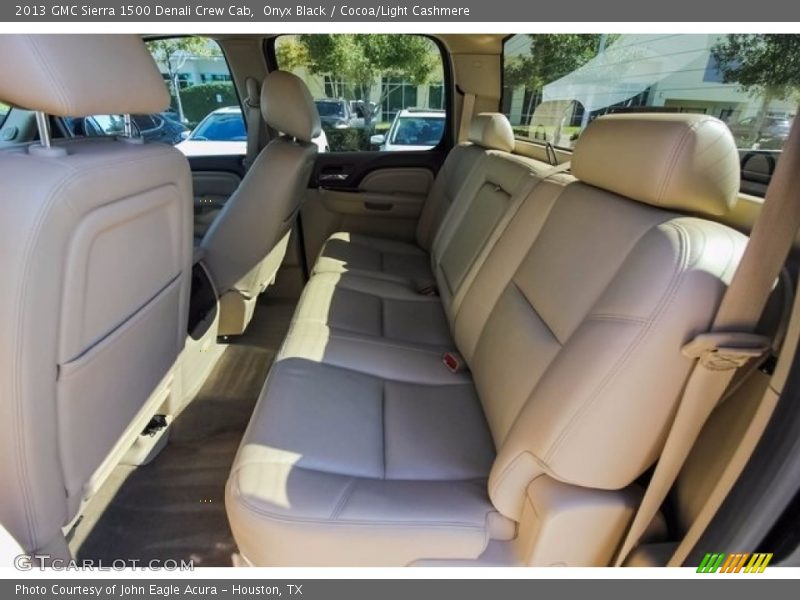 Onyx Black / Cocoa/Light Cashmere 2013 GMC Sierra 1500 Denali Crew Cab