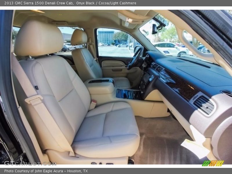 Onyx Black / Cocoa/Light Cashmere 2013 GMC Sierra 1500 Denali Crew Cab