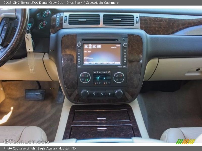 Onyx Black / Cocoa/Light Cashmere 2013 GMC Sierra 1500 Denali Crew Cab