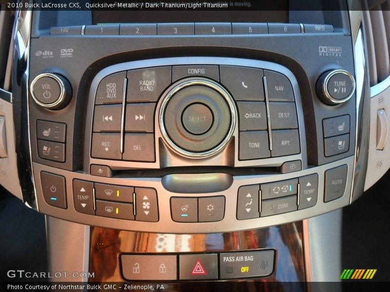 Quicksilver Metallic / Dark Titanium/Light Titanium 2010 Buick LaCrosse CXS