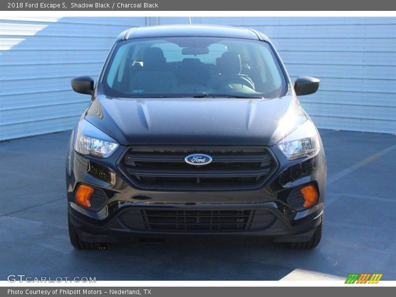 Shadow Black / Charcoal Black 2018 Ford Escape S