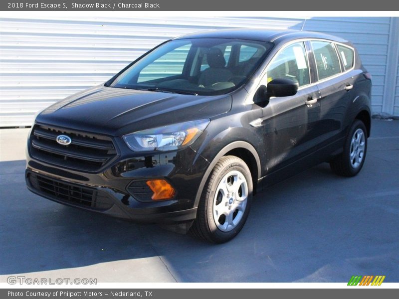 Shadow Black / Charcoal Black 2018 Ford Escape S