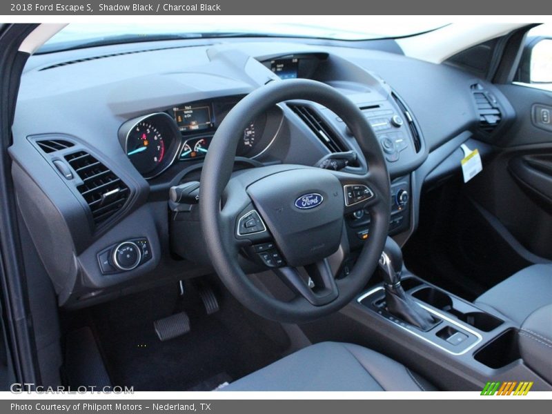 Shadow Black / Charcoal Black 2018 Ford Escape S