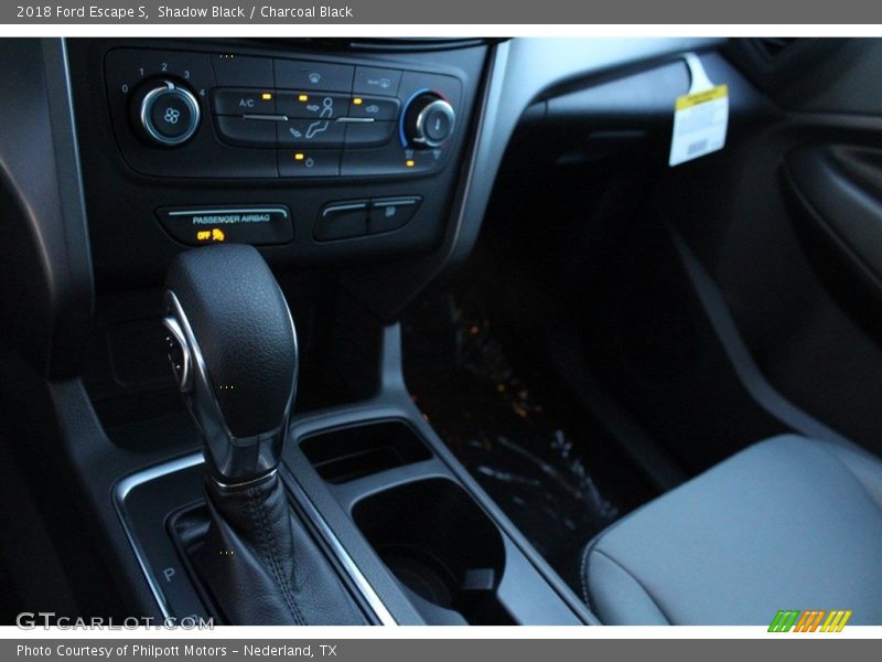 Shadow Black / Charcoal Black 2018 Ford Escape S