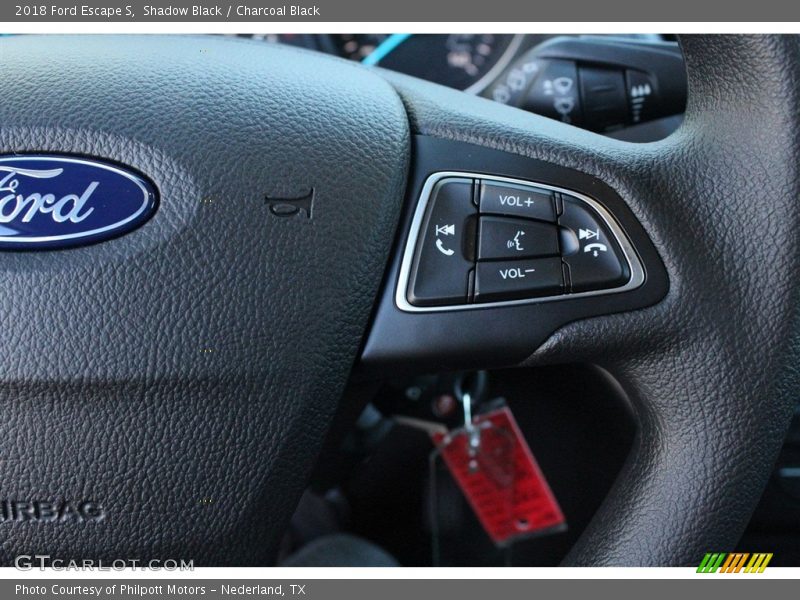 Shadow Black / Charcoal Black 2018 Ford Escape S