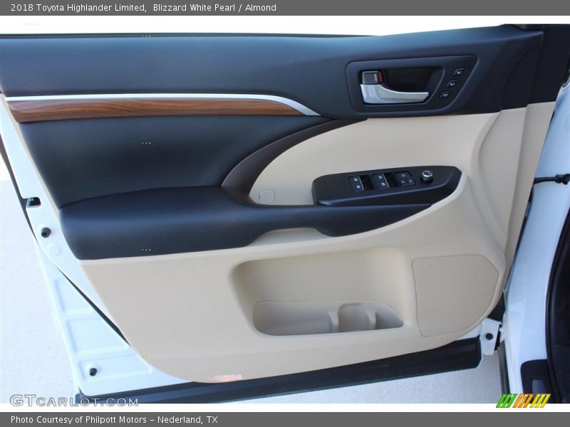 Blizzard White Pearl / Almond 2018 Toyota Highlander Limited