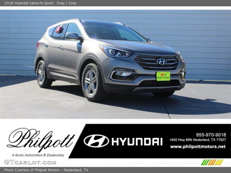 Gray / Gray 2018 Hyundai Santa Fe Sport