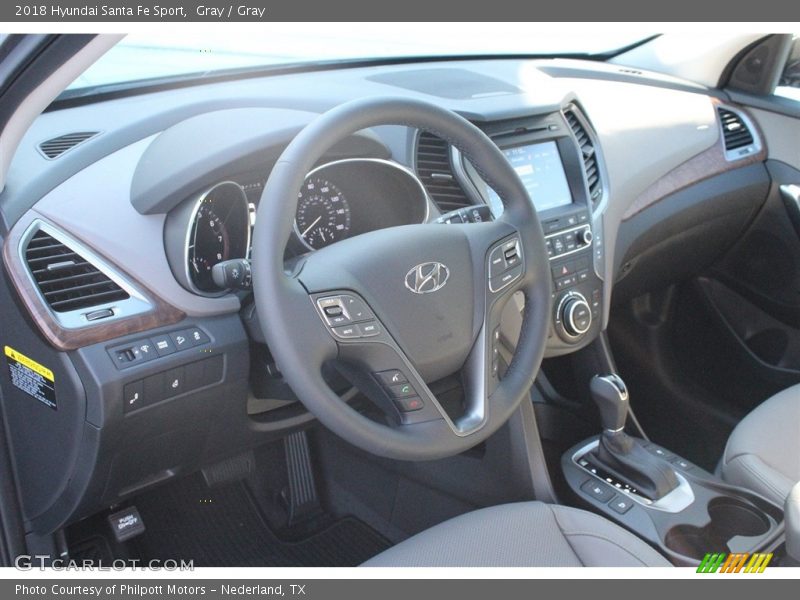 Gray / Gray 2018 Hyundai Santa Fe Sport