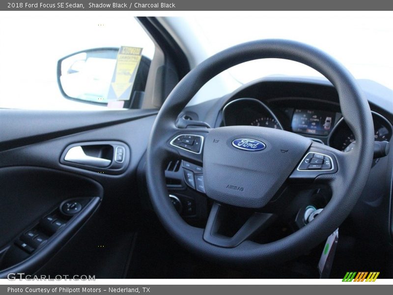 Shadow Black / Charcoal Black 2018 Ford Focus SE Sedan