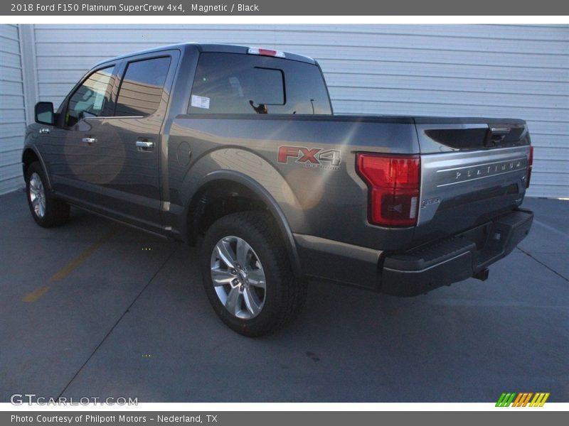 Magnetic / Black 2018 Ford F150 Platinum SuperCrew 4x4