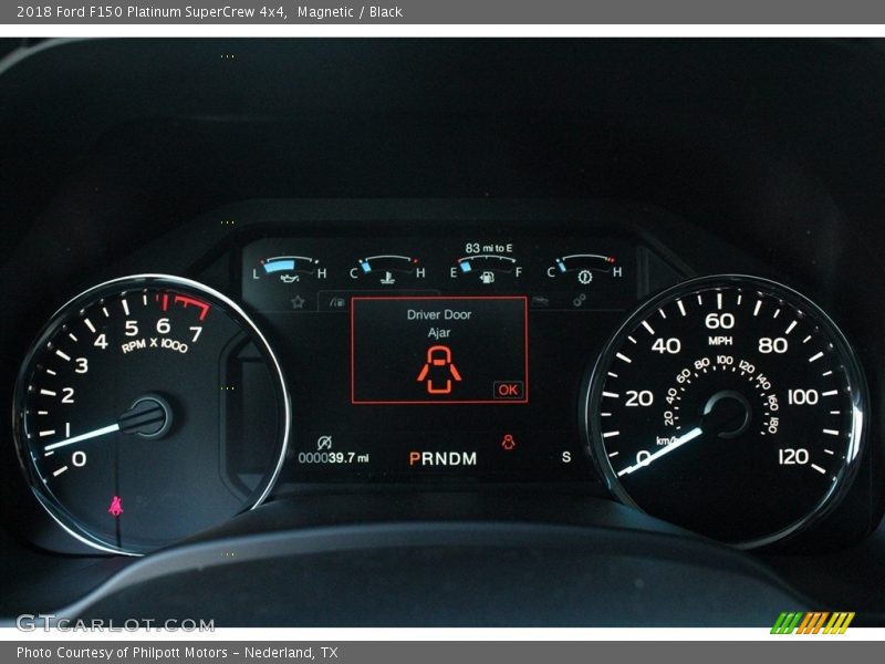 Magnetic / Black 2018 Ford F150 Platinum SuperCrew 4x4