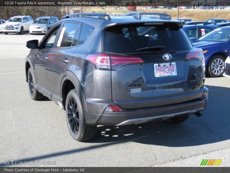 Magnetic Gray Metallic / Ash 2018 Toyota RAV4 Adventure