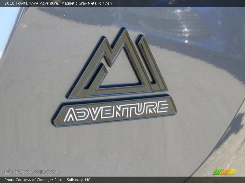 Magnetic Gray Metallic / Ash 2018 Toyota RAV4 Adventure