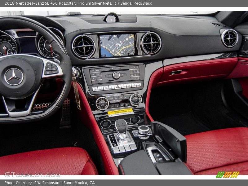 Dashboard of 2018 SL 450 Roadster