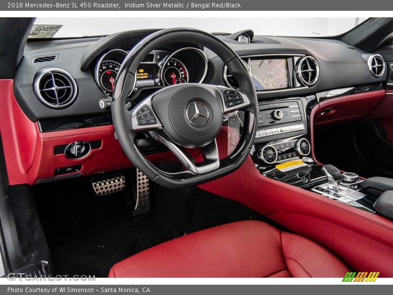  2018 SL 450 Roadster Bengal Red/Black Interior