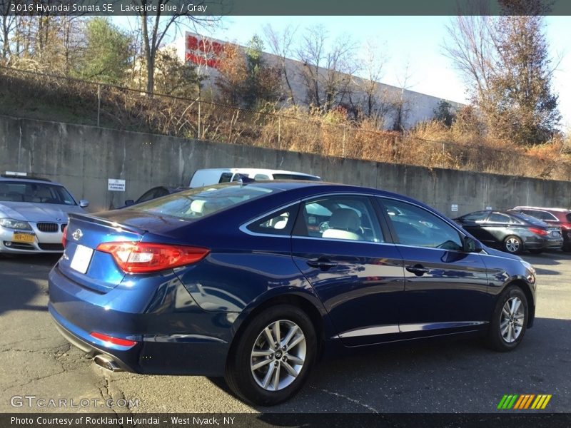 Lakeside Blue / Gray 2016 Hyundai Sonata SE