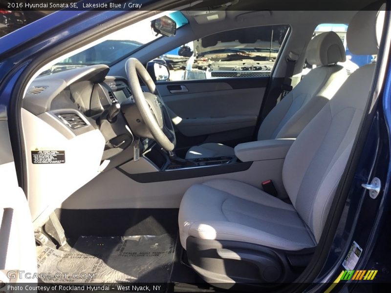 Lakeside Blue / Gray 2016 Hyundai Sonata SE
