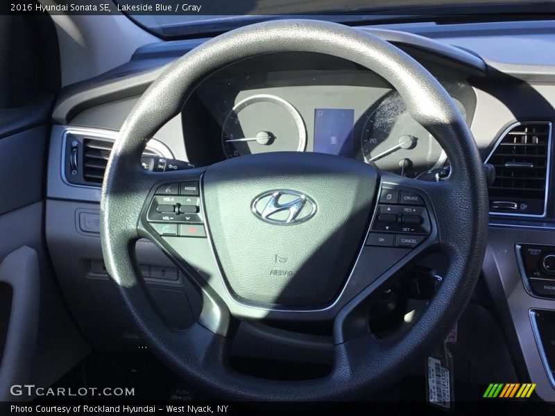 Lakeside Blue / Gray 2016 Hyundai Sonata SE
