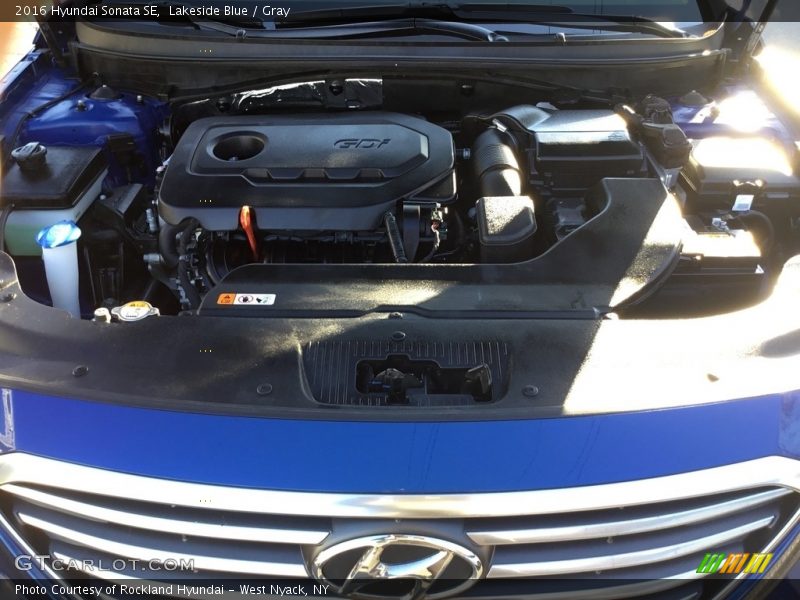 Lakeside Blue / Gray 2016 Hyundai Sonata SE