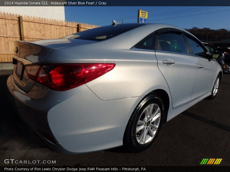 Iridescent Silver Blue Pearl / Gray 2014 Hyundai Sonata GLS