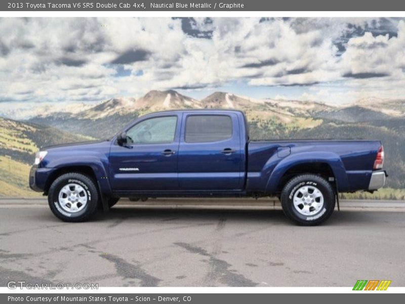 Nautical Blue Metallic / Graphite 2013 Toyota Tacoma V6 SR5 Double Cab 4x4