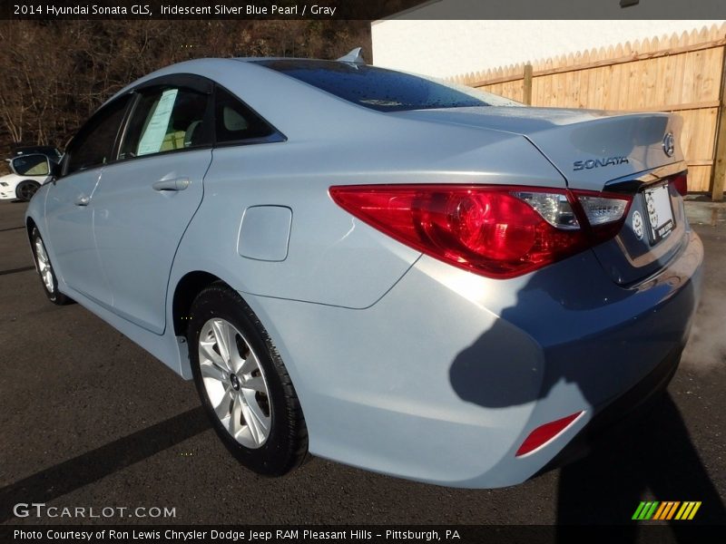 Iridescent Silver Blue Pearl / Gray 2014 Hyundai Sonata GLS