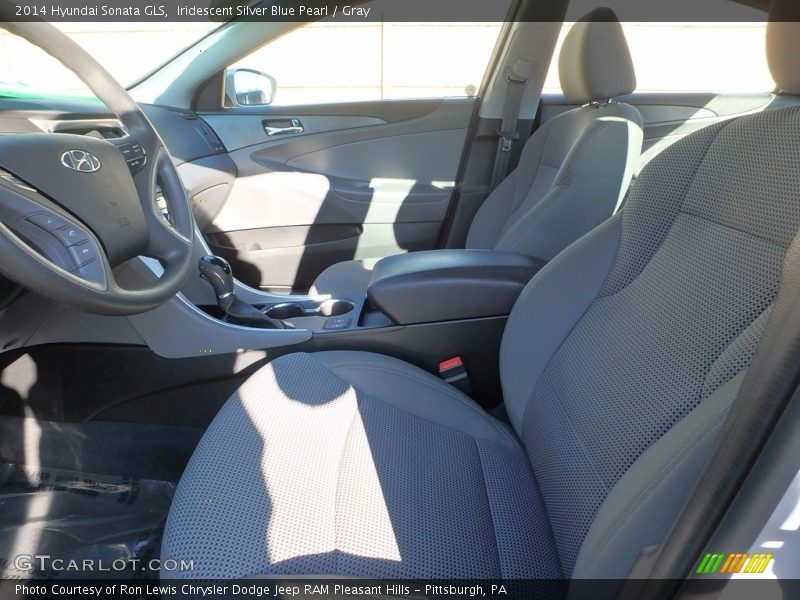Iridescent Silver Blue Pearl / Gray 2014 Hyundai Sonata GLS