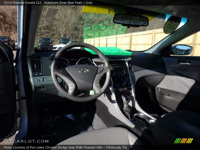 Iridescent Silver Blue Pearl / Gray 2014 Hyundai Sonata GLS