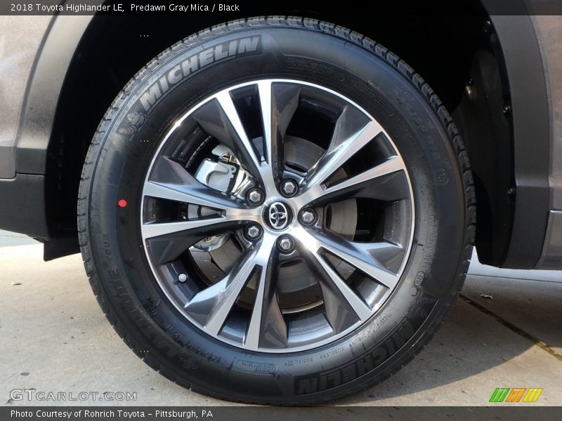  2018 Highlander LE Wheel