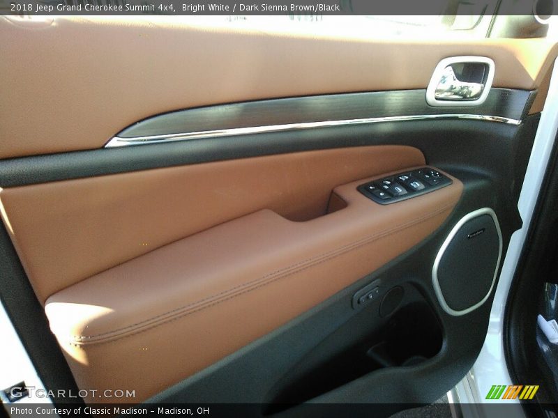Bright White / Dark Sienna Brown/Black 2018 Jeep Grand Cherokee Summit 4x4