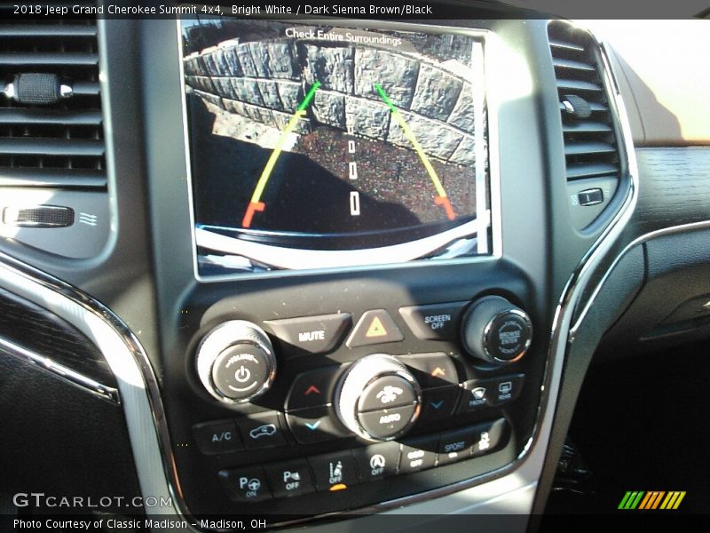 Bright White / Dark Sienna Brown/Black 2018 Jeep Grand Cherokee Summit 4x4