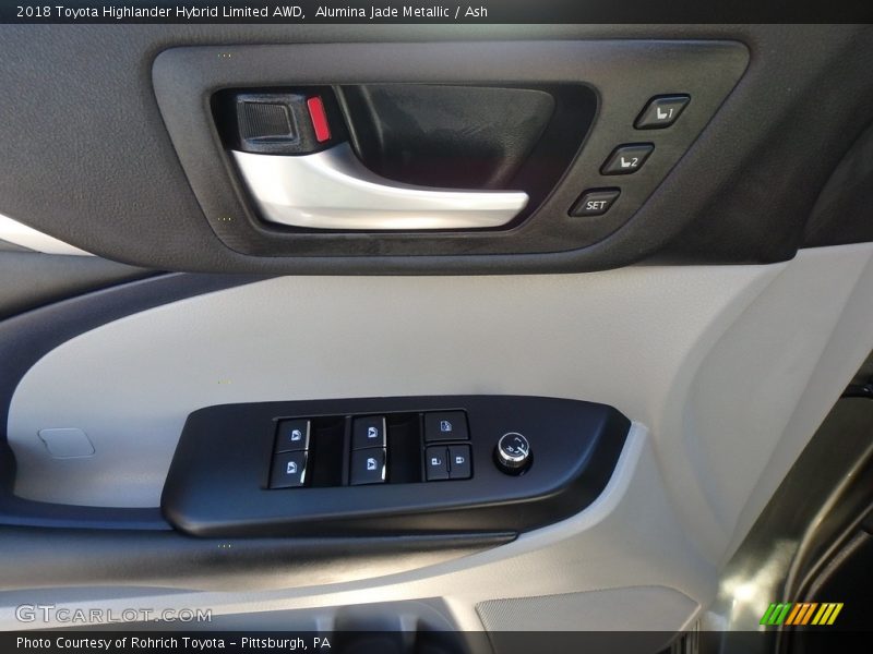 Alumina Jade Metallic / Ash 2018 Toyota Highlander Hybrid Limited AWD