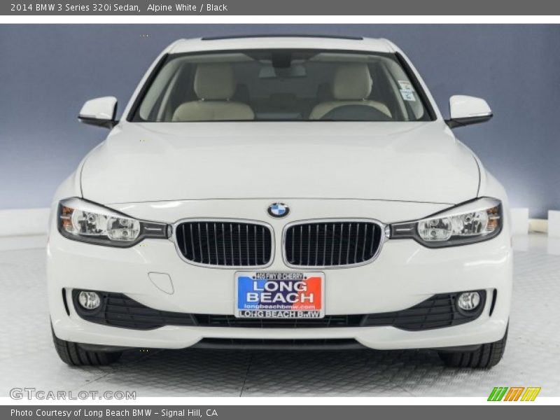 Alpine White / Black 2014 BMW 3 Series 320i Sedan