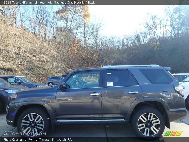 Magnetic Gray Metallic / Black 2018 Toyota 4Runner Limited 4x4