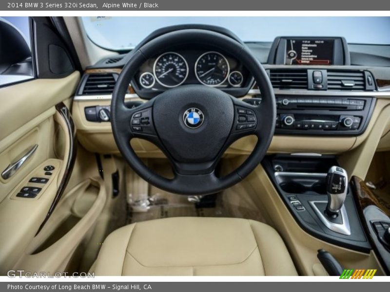 Alpine White / Black 2014 BMW 3 Series 320i Sedan