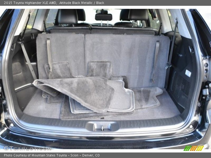 Attitude Black Metallic / Black 2015 Toyota Highlander XLE AWD